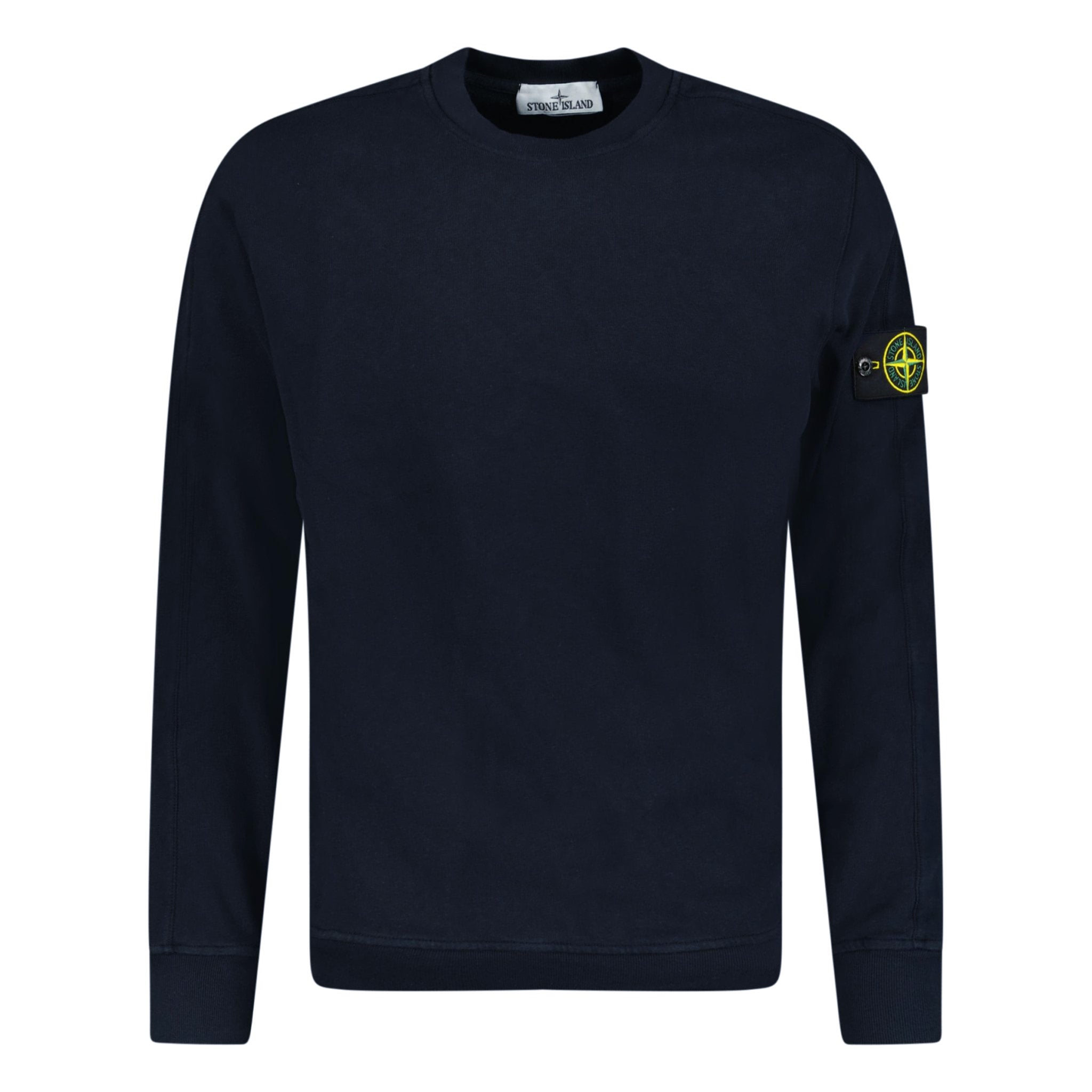 Stone Island Crew Neck Light Sweatshirt Navy Outlet Sale Always Under Retail Boinclo