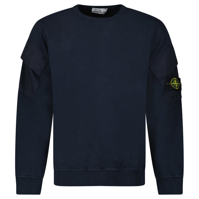 Stone Island Crewneck Sweatshirt in Navy - Boinclo - Outlet Sale Under Retail