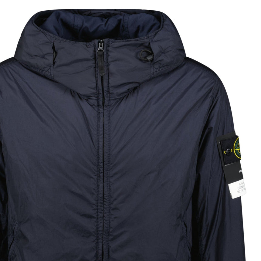 Stone Island Crinkle Reps Hooded Primaloft - TC Jacket in navy - Boinclo - Outlet Sale Under Retail