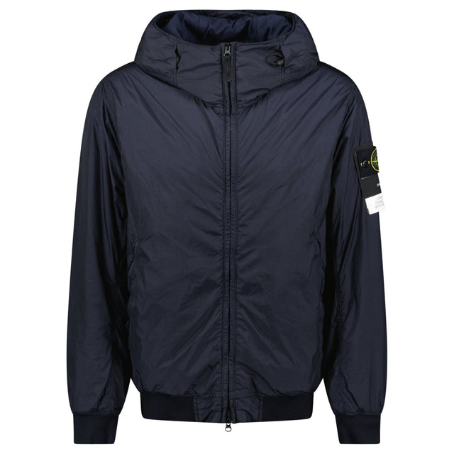 Stone Island Crinkle Reps Hooded Primaloft - TC Jacket in navy - Boinclo - Outlet Sale Under Retail