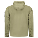 Stone Island Crinkle Reps NY Hooded Jacket in Military Green - Boinclo - Outlet Sale Under Retail