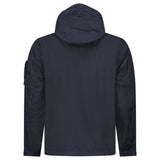 Stone Island Crinkle Reps NY Hooded Jacket in Navy - Boinclo - Outlet Sale Under Retail