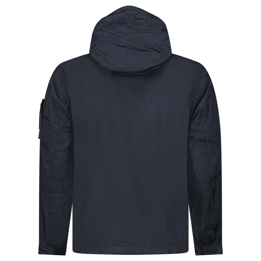 Stone Island Crinkle Reps NY Hooded Jacket in Navy - Boinclo - Outlet Sale Under Retail