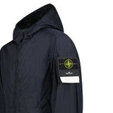 Stone Island Crinkle Reps NY Hooded Jacket in Navy - Boinclo - Outlet Sale Under Retail