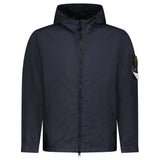 Stone Island Crinkle Reps NY Hooded Jacket in Navy - Boinclo - Outlet Sale Under Retail