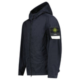Stone Island Crinkle Reps NY Hooded Jacket in Navy - Boinclo - Outlet Sale Under Retail