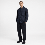 Stone Island Crinkle Reps NY Padded Overshirt in Navy - Boinclo - Outlet Sale Under Retail