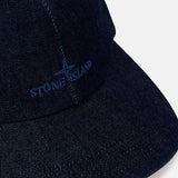 Stone Island Denim-Rinsed Baseball Cap in Blue - Boinclo - Outlet Sale Under Retail