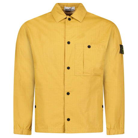 Stone Island Double-Coated Cotton Ripstop Overshirt in Mustard - Boinclo - Outlet Sale Under Retail
