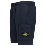 Stone Island Fleece Bermuda Cotton Shorts in Navy - Boinclo - Outlet Sale Under Retail