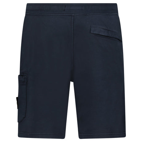 Stone Island Fleece Bermuda Cotton Shorts in Navy - Boinclo - Outlet Sale Under Retail