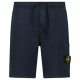 Stone Island Fleece Bermuda Cotton Shorts in Navy - Boinclo - Outlet Sale Under Retail