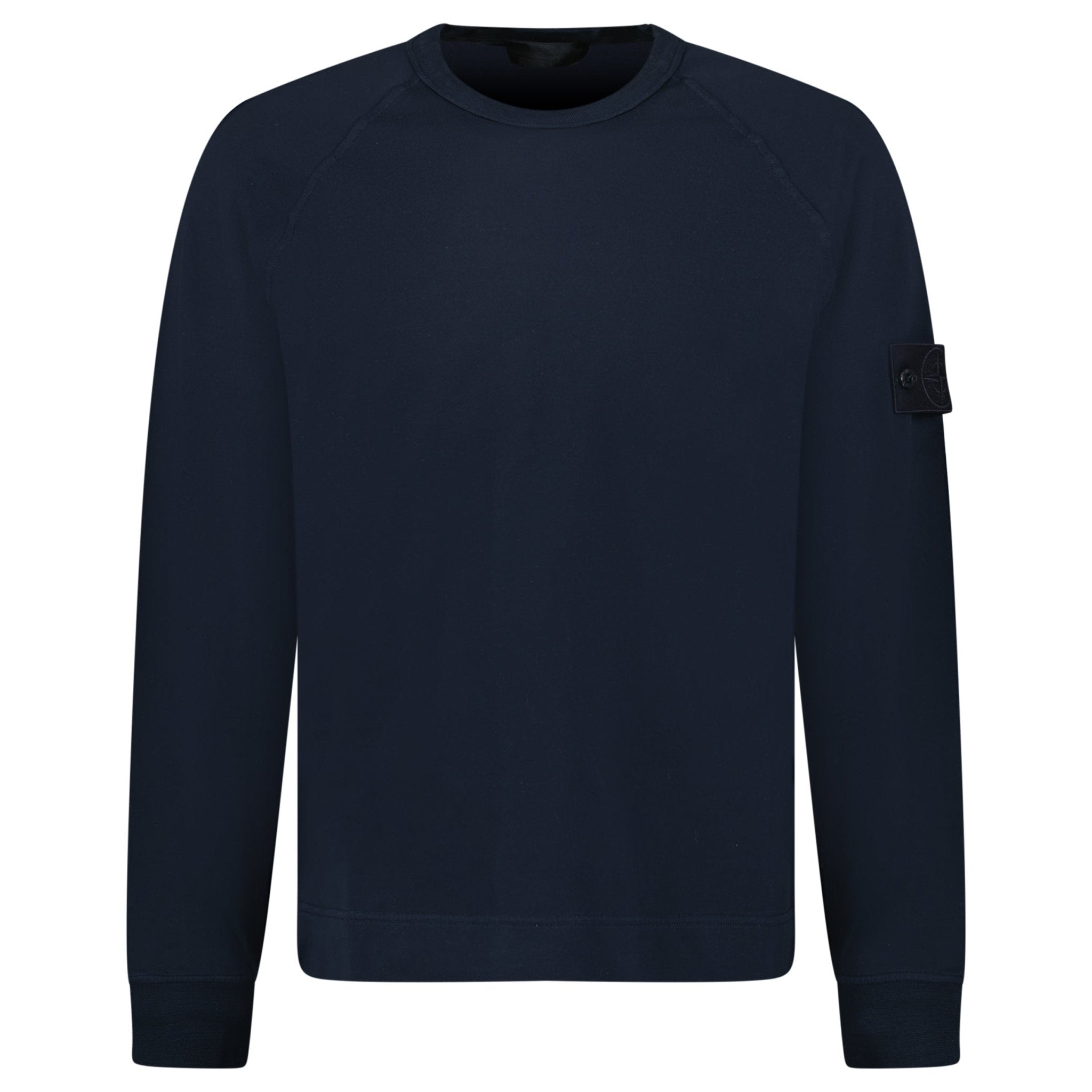 Crewneck stone  navy (ぽんのために) Stone Island Ghost Badge Crewneck Sweatshirt Navy - Outlet