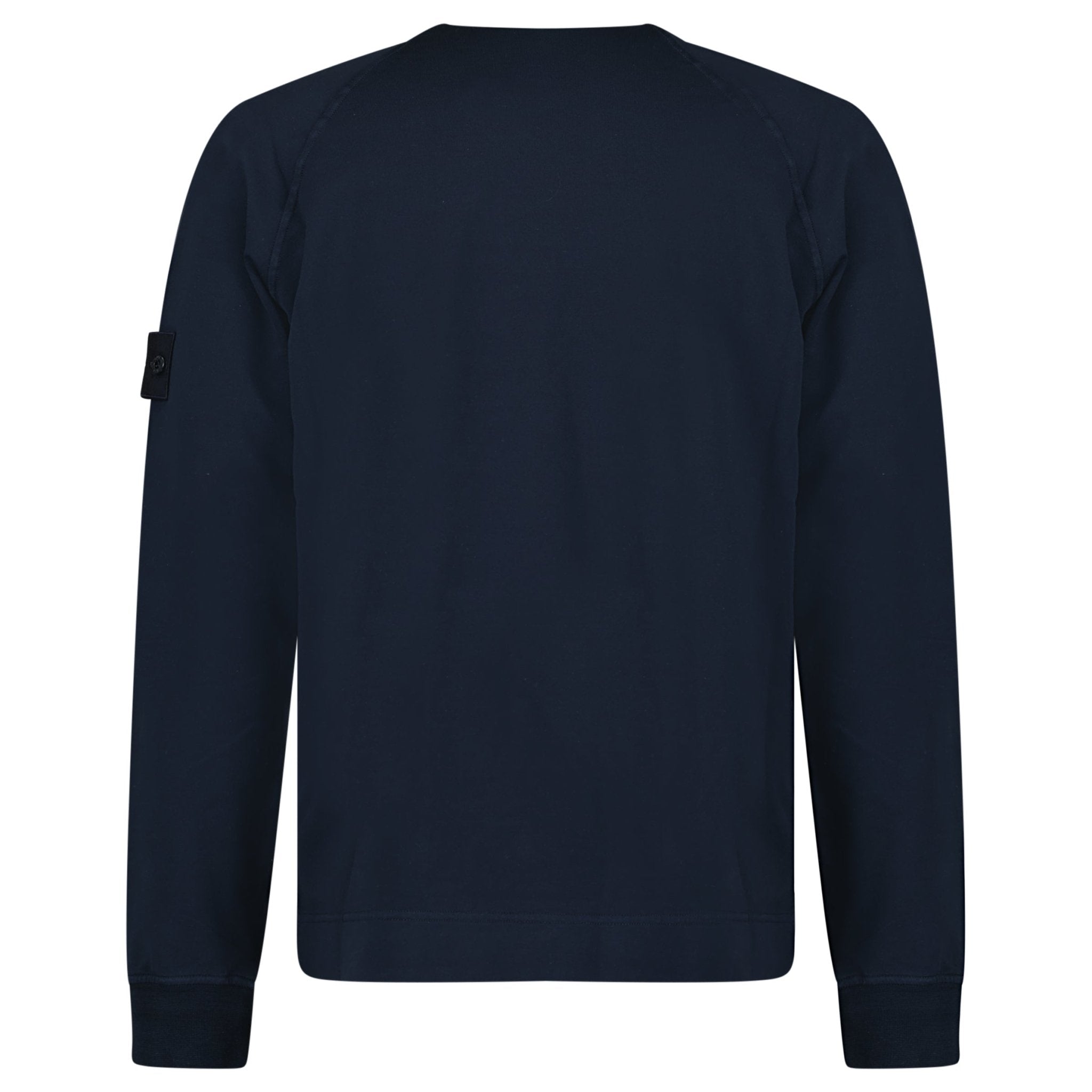 Stone Island Ghost Badge Crewneck Sweatshirt Navy - Outlet Sale