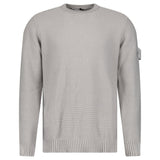 Stone Island Ghost Cotton Cashmere Crewneck Jumper in Dust Grey - Boinclo - Outlet Sale Under Retail