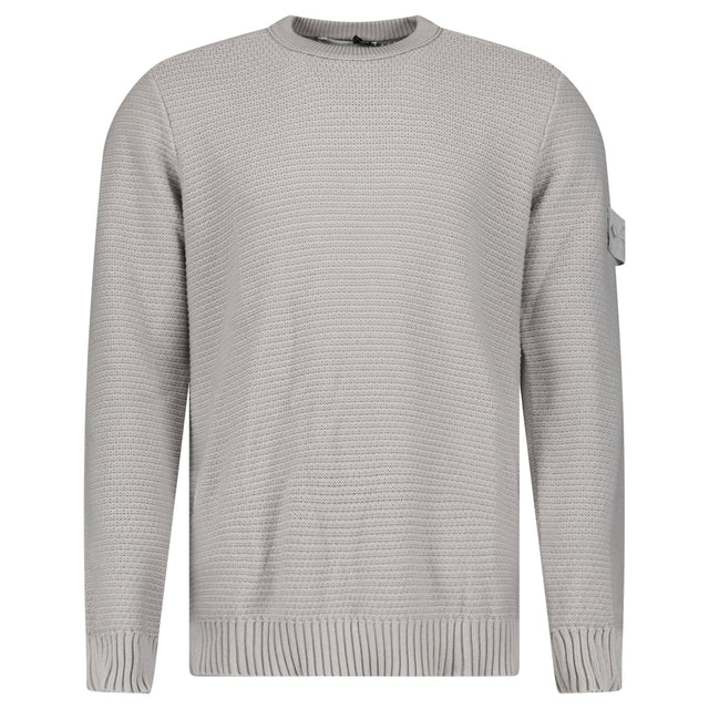 Stone Island Ghost Cotton Cashmere Crewneck Jumper in Dust Grey - Boinclo - Outlet Sale Under Retail