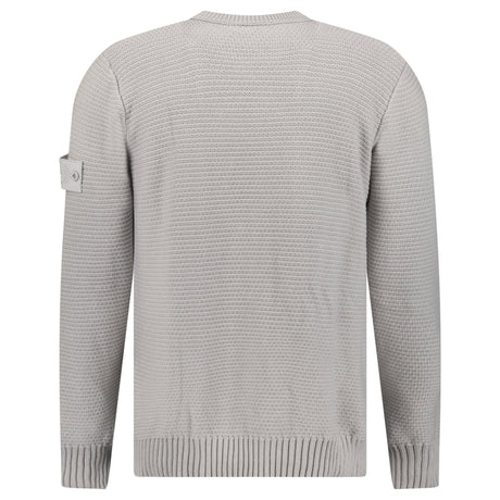 Stone Island Ghost Cotton Cashmere Crewneck Jumper in Dust Grey - Boinclo - Outlet Sale Under Retail