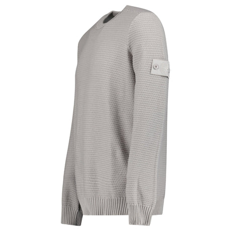 Stone Island Ghost Cotton Cashmere Crewneck Jumper in Dust Grey - Boinclo - Outlet Sale Under Retail