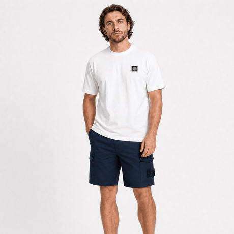 Stone Island Ghost Shorts & White T Set - Boinclo - Outlet Sale Under Retail