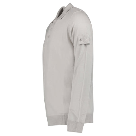 Stone Island Ghost Wool Polo - Shirt Dust Grey - Boinclo - Outlet Sale Under Retail