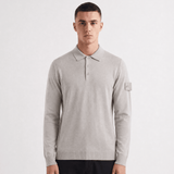 Stone Island Ghost Wool Polo - Shirt Dust Grey - Boinclo - Outlet Sale Under Retail