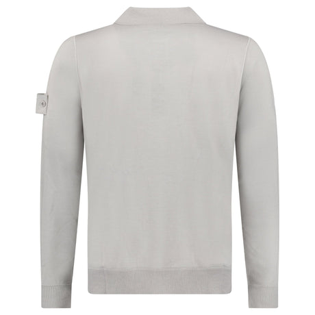 Stone Island Ghost Wool Polo - Shirt Dust Grey - Boinclo - Outlet Sale Under Retail