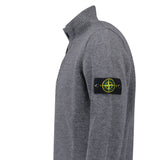 Stone Island Half - Zip Jumper in Cement Grey - Boinclo - Outlet Sale Under Retail