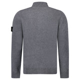 Stone Island Half - Zip Jumper in Cement Grey - Boinclo - Outlet Sale Under Retail