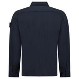 Stone Island Heavy Organic Cotton Fleece S.I. Ghost Collared Sweatshirt in Navy - Boinclo - Outlet Sale Under Retail