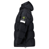 Stone Island Hooded Down Crinkle Reps NY Jacket in Black - Boinclo - Outlet Sale Under Retail
