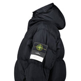 Stone Island Hooded Down Crinkle Reps NY Jacket in Black - Boinclo - Outlet Sale Under Retail