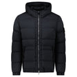 Stone Island Hooded Puffer Jacket In Seamless Tunnel Nylon Black - Boinclo - Outlet Sale Under Retail