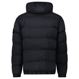 Stone Island Hooded Puffer Jacket In Seamless Tunnel Nylon Black - Boinclo - Outlet Sale Under Retail