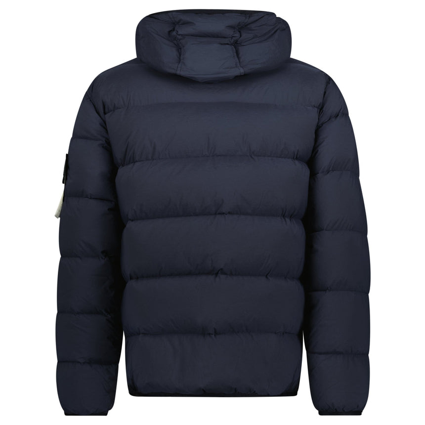 Stone Island Hooded Puffer Jacket In Seamless Tunnel Nylon Navy - Boinclo - Outlet Sale Under Retail