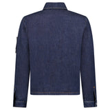 Stone Island Indigo Denim-Rinsed Coach Jacket in Blue Rinse - Boinclo - Outlet Sale Under Retail