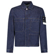 Stone Island Indigo Denim-Rinsed Coach Jacket in Blue Rinse - Boinclo - Outlet Sale Under Retail