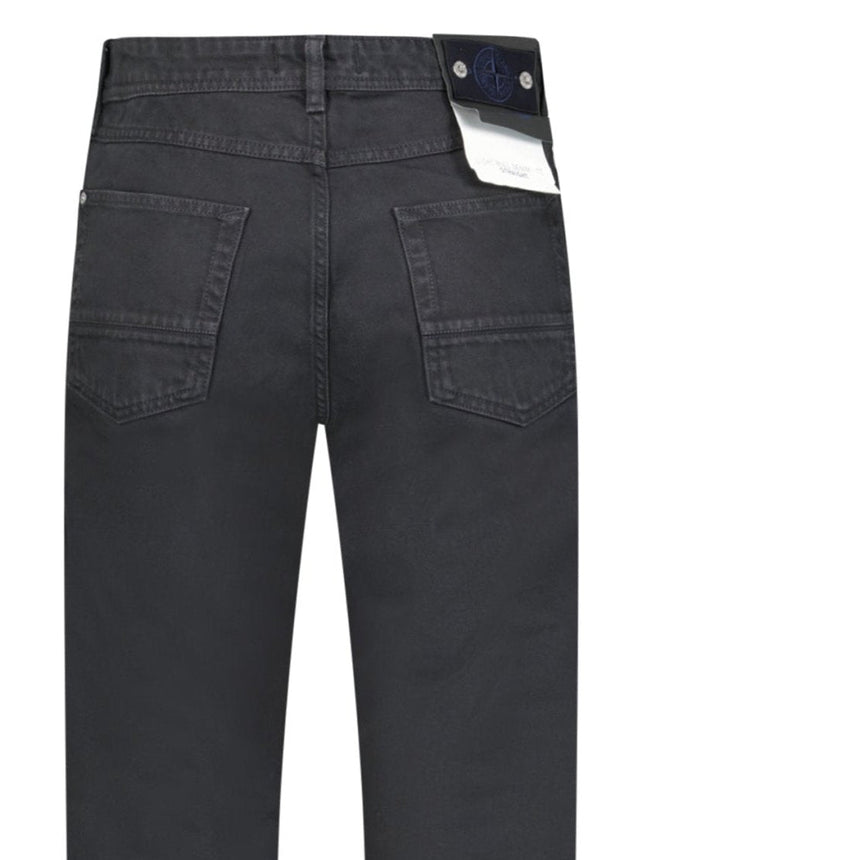 Stone Island Light Bull Denim-TC Five-Pocket Jeans in Black - Boinclo - Outlet Sale Under Retail