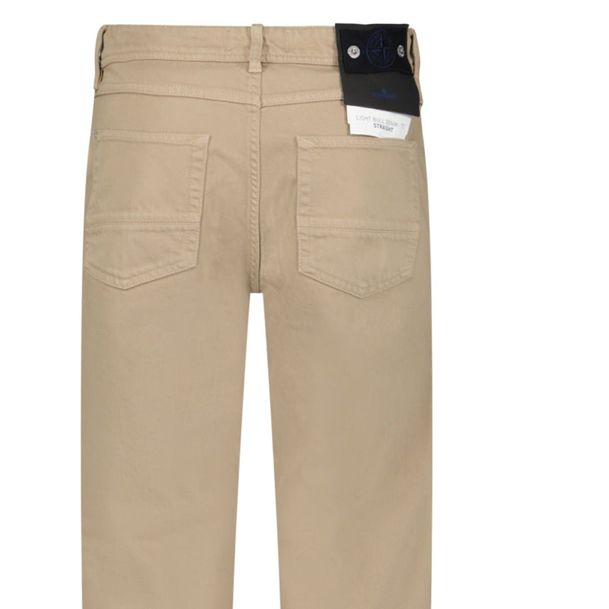Stone Island Light Bull Denim - TC Jeans in Desert Beige - Boinclo - Outlet Sale Under Retail