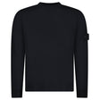 Stone Island Light Pure RWS Wool S.I. Ghost Jumper in Black - Boinclo - Outlet Sale Under Retail