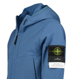 Stone Island Light Soft Shell - R e.dye Jacket in Avio Blue - Boinclo - Outlet Sale Under Retail