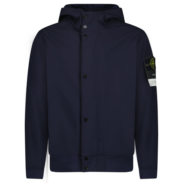 Stone Island Light Soft Shell - R e.dye Jacket in Navy - Boinclo - Outlet Sale Under Retail