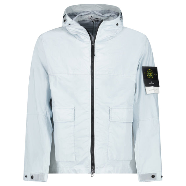 Stone Island Membrana 3L TC Hooded Jacket in in Sky Blue - Boinclo - Outlet Sale Under Retail