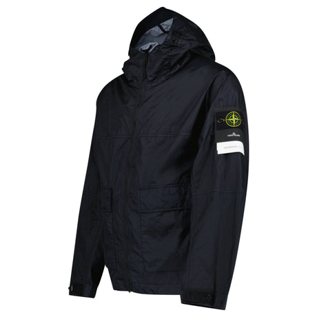 Stone Island Membrana 3L TC Hooded Jacket in Navy - Boinclo - Outlet Sale Under Retail