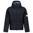 Stone Island Membrana 3L TC Hooded Jacket in Navy - Boinclo - Outlet Sale Under Retail