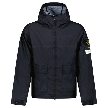 Stone Island Membrana 3L TC Hooded Jacket in Navy - Boinclo - Outlet Sale Under Retail