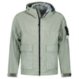 Stone Island Membrana 3L TC Hooded Jacket in Sage Green - Boinclo - Outlet Sale Under Retail