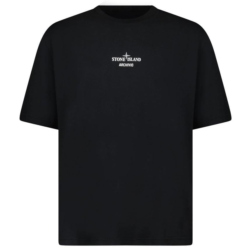 Stone Island Men’s Relaxed - Fit T-Shirt Black - Boinclo - Outlet Sale Under Retail