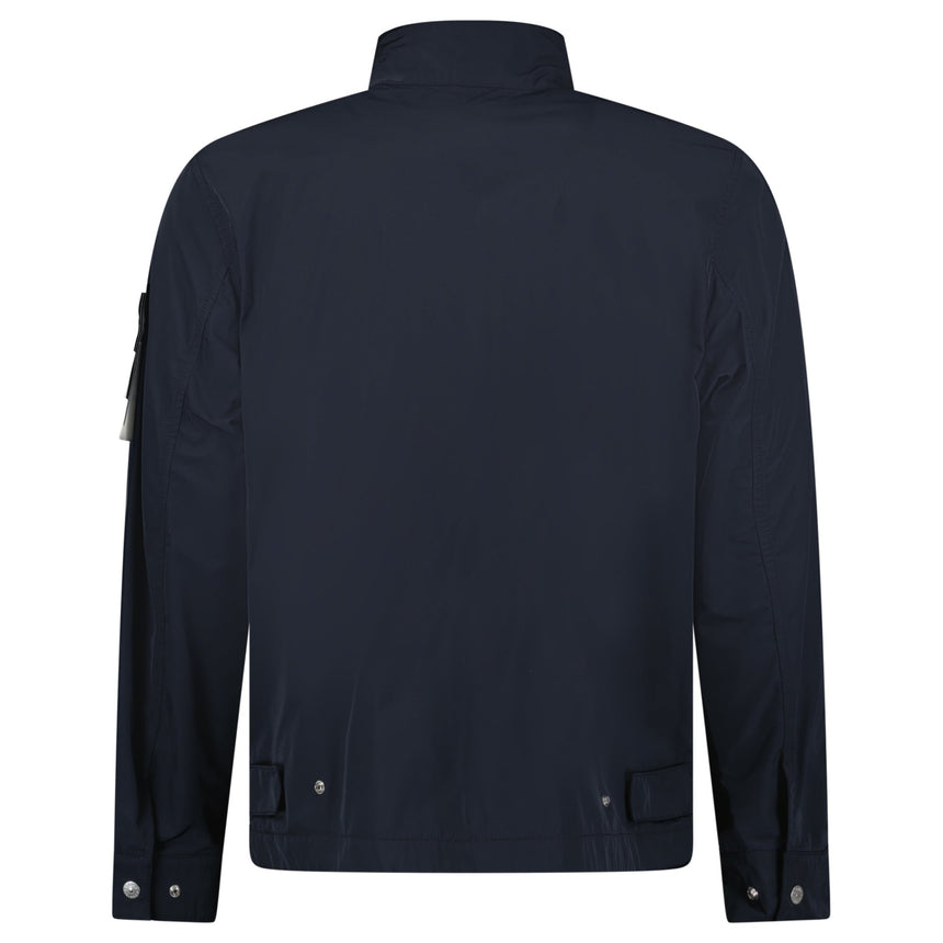 Stone Island Micro Twill Blouson Jacket in Navy - Boinclo - Outlet Sale Under Retail