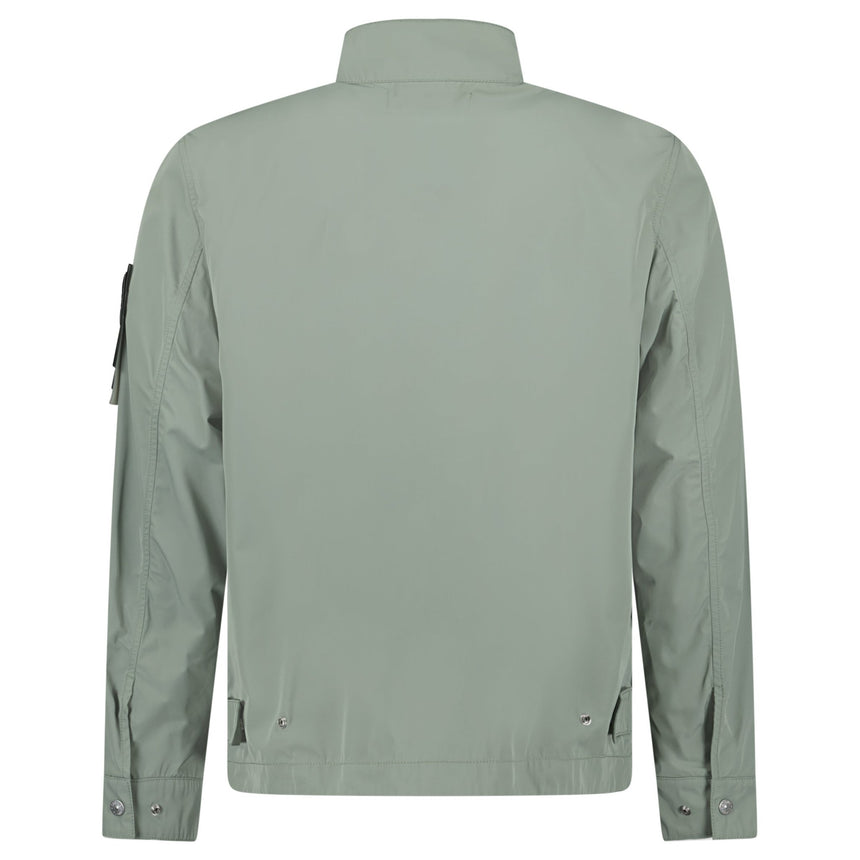 Stone Island Micro Twill Blouson Jacket in Sage Green - Boinclo - Outlet Sale Under Retail