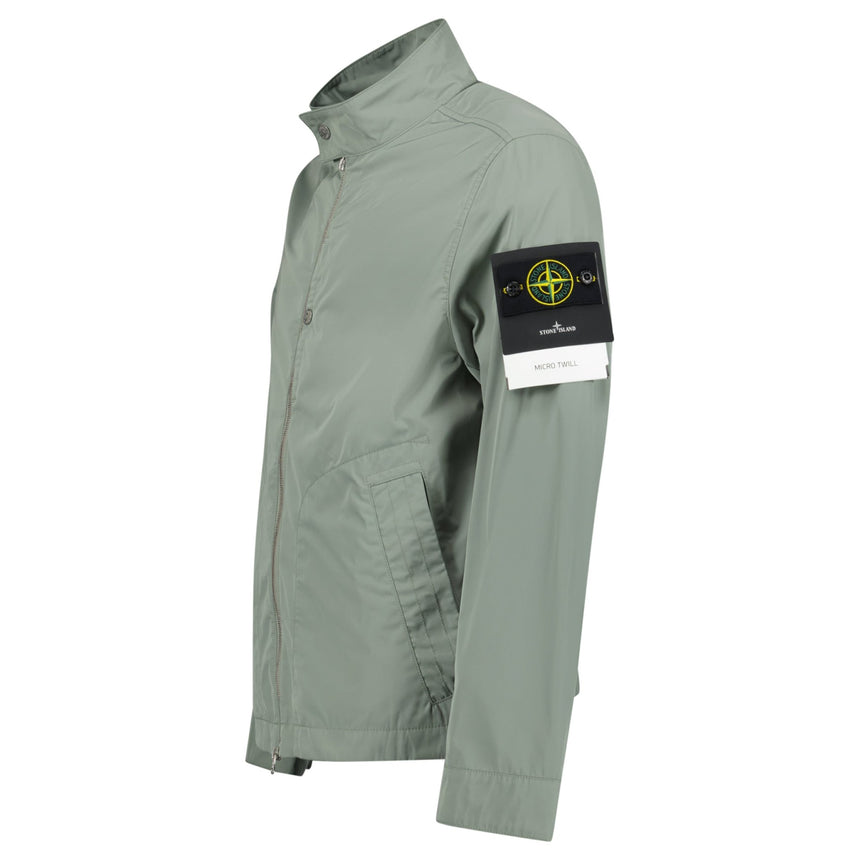 Stone Island Micro Twill Blouson Jacket in Sage Green - Boinclo - Outlet Sale Under Retail